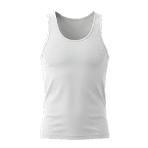 White Mens Tank Top